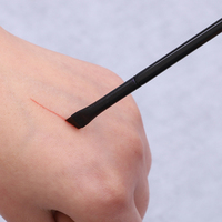 Pinceaux de maquillage pour sourcils, pinceau à eyeliner professionnel super fin et coudé, outils de maquillage
