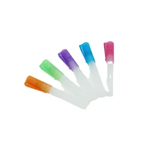 Großhandel Multi Color Cap tragbare leere Test 10ml Stift form Glas gefrostet Fein nebel Sprüh flasche