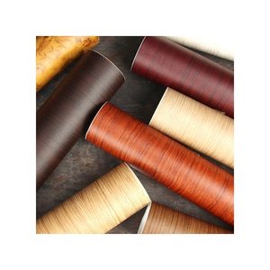 Barato, buena calidad películas de grano de madera mate en relieve de película de pvc para laminación - Product Image 4