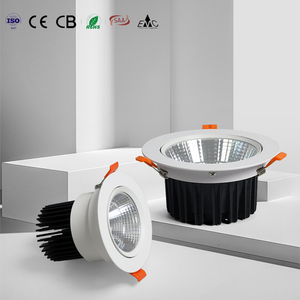 <span class=keywords><strong>Precio</strong></span> <span class=keywords><strong>de</strong></span> fábrica 5W 7W 9W 12W 15W 20W 24W 30W Techo ajustable Led COB Downlight Spot Light Carcasa Redonda Aluminio Leds Downlight - Product Image 2