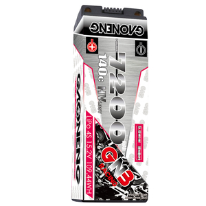 Batería LiPo GNB para GNB72004S140iHV 7200MAH 4S1P HV 15.2V 140C RC, para coches y barcos de carreras RC a escala 1/10 1/8, con carcasa rígida y cable de 5mm integrado - Product Image 5
