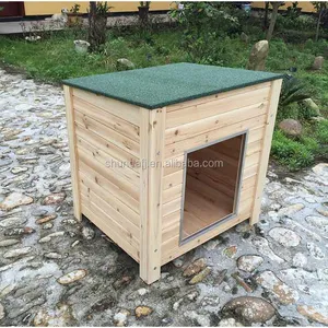 SDD013ウサギ用木製屋外犬小屋シングル籐猫小屋用木製