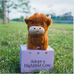 Nuevos juguetes de peluche Adopt a Highland Cow Legend Brown Highland Cow Plushie muñecos de peluche de animales de peluche almohada de dibujos animados para regalo de niños - Product Image 2