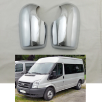 Accessoires de voiture ABS de haute qualité accessoires chromés de voiture garniture de miroir 2008-2018 pour Ford Transit couvercle de rétroviseur de porte avec led