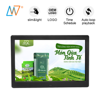 Petit écran d'affichage publicitaire de signalisation numérique Lcd Tv 10 ''alimenté par batterie pour supermarché d'étagère en magasin