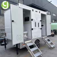 Trailer Toilet Mobile Panel Sandwich Mewah Goeasy - Ramah Lingkungan, Tahan Lama, Portabel dengan Kamar Mandi