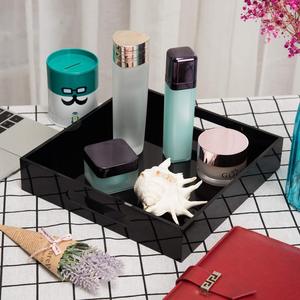 Tray Acrylic Serving Tray With Handles VONVIK High Quality Plastic Serving Tray Clear Acrylic Tray With Handle