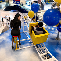 Parc d'attractions intérieur et extérieur Global Business Playground avec montagnes russes pour projets commerciaux de centres de jeux pour enfants