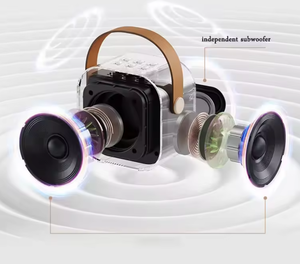 Portatile K12 Mini altoparlante integrato Audio di fascia alta piccolo <span class=keywords><strong>Home</strong></span> Ktv <span class=keywords><strong>Karaoke</strong></span> che canta altoparlante all'aperto con microfoni - Product Image 4
