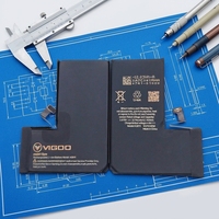 Batterie numérique en forme de L haute capacité 3274 mAh compatible avec le téléphone 15 Pro, remplacement A3011