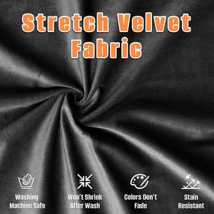 Stable Color Black Velvet Wrinkle Resistant Textile For Home Decoration Cushion Dress Garment Wholesale - Product Image 4