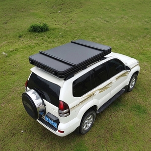 Tente <span class=keywords><strong>de</strong></span> toit <span class=keywords><strong>de</strong></span> voiture en alliage d'aluminium, hydraulique automatique, quatre saisons, double couche, imperméable, coque rigide, triangle, pour l'extérieur - Product Image 3