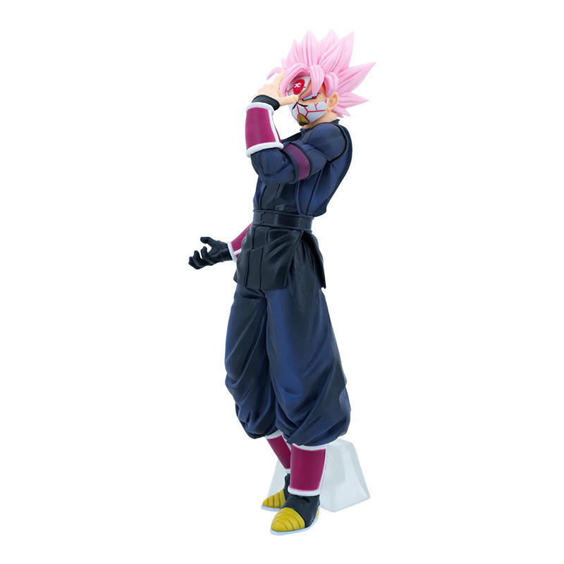 XR Pvc Dbz Super Saiyan God Zamasu Pink Black Red Hair Super