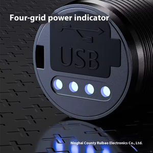 Linterna LED con Zoom de Aleación de Aluminio, Impermeable IP65, Recargable por USB Tipo-C, Más de 1000 Lúmenes, Luz de Camping - Product Image 4