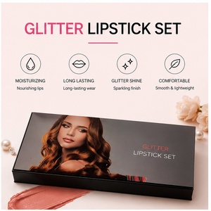 Set de Labiales <span class=keywords><strong>Huda</strong></span> de Alta Calidad con Brillo Mate Antiadherente de Marca Privada en Tonos Nude - Product Image 2