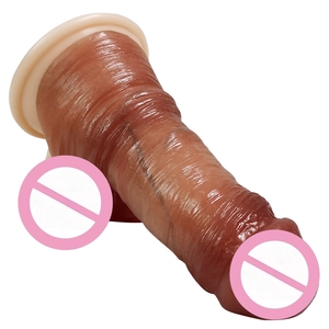 Большой силиконовый имитационный фаллоимитатор для мужчин, с зубами волка, эротический секс-продукт для взрослых с утолщенным увеличенным пенисом, носимый и мягкий - Product Image 5