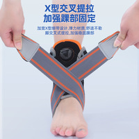 Attelle de cheville de compression stabilisatrice à double sangle avec bouton de réglage pour la protection des articulations sportives – Vente en gros