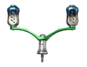 مقبض هزاز مزدوج من <span class=keywords><strong>Daiwa</strong></span> ، مقبض بكرة صيد معدنية ، مقبض ومقبض لبكرة الغزل ، ملحق DIY - Product Image 4