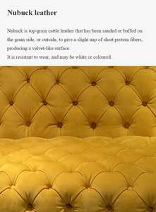 Meubles d'hôtel de luxe post-moderne, canapés et fauteuils en cuir <span class=keywords><strong>nubuck</strong></span> italien, <span class=keywords><strong>canapé</strong></span> Chesterfield capitonné en cuir - Product Image 4