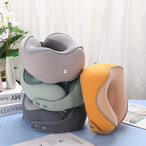 Vente en gros d'oreillers cervicaux en mousse à mémoire de forme en U personnalisés Nouveau design pour la voiture <span class=keywords><strong>et</strong></span> le <span class=keywords><strong>vol</strong></span> - Product Image 3