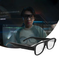 Lunettes AR intelligentes à prix coûtant Appareils portables avec caméra vidéo HD Affichage privé de l'écran mobile Jeu de projection Lunettes AI