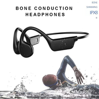 Écouteurs à conduction osseuse étanches IPX6, casque sportif avec 15h d'autonomie pour la course, le cyclisme, la marche, la natation et les activités de plein air