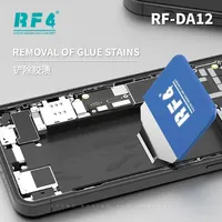 RF4 DA12 Outil de démontage de téléphone portable en métal, carte d'ouverture flexible ultra-mince pour écran LCD incurvé