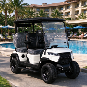 Carrito de Golf Eléctrico Personalizado para 4 Personas, Vehículo Turístico para el Transporte de Pasajeros en Zonas Turísticas - Product Image 1