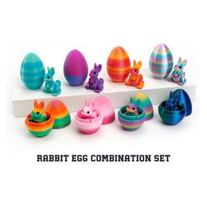 Huevo <span class=keywords><strong>de</strong></span> Conejito Impreso en 3D <span class=keywords><strong>de</strong></span> Fábrica, Escultura <span class=keywords><strong>de</strong></span> Huevo <span class=keywords><strong>de</strong></span> Pascua, Adorno <span class=keywords><strong>de</strong></span> Mesa Coleccionable <span class=keywords><strong>para</strong></span> el Hogar, Restaurante, Decoración <span class=keywords><strong>de</strong></span> Mesa Elegante - Product Image 4