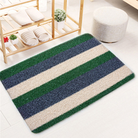 Vente en gros Tapis de bienvenue antidérapants durables en gazon pp Tapis de sol extérieur Paillasson pour façade