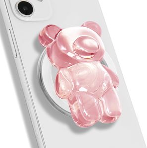 Magnetic 3D Gummy Bear Style <strong>Expandable</strong> Collapsible Mobile Phone Grip Stand <strong>Holder</strong> for Smartphone Tablet Cell Phone Accessory - Product Image 4