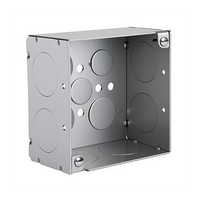 Boîte de sortie en métal galvanisé Eb233, ultra-fiable, finition pré-galvanisée, quincaillerie revêtue de zinc pour la construction commerciale