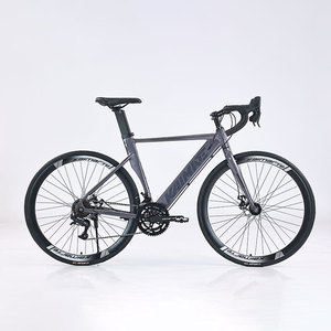 Bicicletta 700C in Lega di Alluminio, Bici da Strada e Montagna con Doppi Freni a Disco, Cambio Variabile e <span class=keywords><strong>Manubrio</strong></span> Curvo per Adulti, Uomini e Donne - Product Image 1