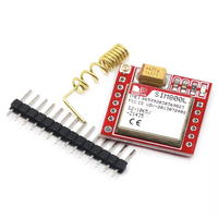 Carte de développement de module GPRS SIM800L - Réseau 2G 850/900/1800/1900 MHz avec emplacement pour carte MicroSIM