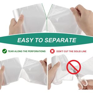 VIETNAM Garbage <b>Bags</b> 4 Gallon 105 Count Thickened Scent Free High Density <b>Polyethylene</b> Recyclable Waste for Kitchen - Product Image 3