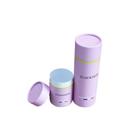 Emballage en gros de bombes de bain aromatiques cylindriques personnalisées avec logo, boîte en tube de papier blanc