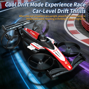 รถแข่ง SJY-K300 MAX RC บังคับวิทยุ 2.4G ใช้ได้ทั้งบนบกและในอากาศ ของเล่นโดรนควอดคอปเตอร์บังคับวิทยุ ดีไซน์ 2-in-1 หมุนได้ 360 องศา °   ของเล่นกลิ้งได้ - Product Image 3