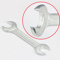 Llave de extremo abierto doble de 2 ", métrica de 6-32mm, cromada para reparación de automóviles