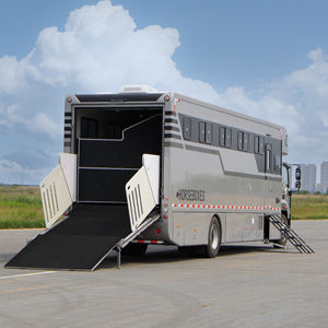 Transporteur de chevaux <span class=keywords><strong>en</strong></span> aluminium composite de qualité supérieure avec une capacité de 8 chevaux et 3 personnes, sûr et confortable, <span class=keywords><strong>transport</strong></span> spécial pour chevaux - Product Image 1