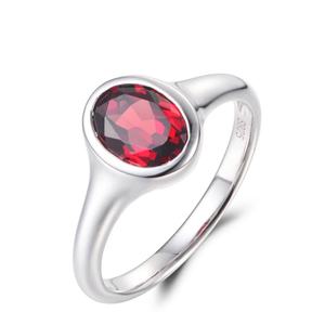 แหวนเงินแท้ 925 ลายฉลุ ประดับพลอยแท้ทรงมาร์คีส์  ชุบโรเดียมและทองคำขาว สไตล์วินเทจสำหรับงานแต่งงาน - Product Image 5