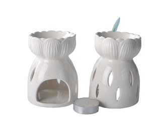 Di lusso in ceramica diffusore di <span class=keywords><strong>olio</strong></span> essenziale di candela vasetto bruciatore e cera di fusione lampada a <span class=keywords><strong>olio</strong></span> di ceramica con funzione di fragranza - Product Image 1