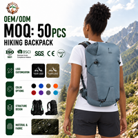 Sac à dos de camping personnalisé, sac à dos de voyage en nylon léger, grande capacité, randonnée, trekking, imperméable, sac à dos de montagne