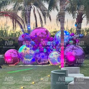 <b>Customized</b> Different Size Inflatable Mirror <b>Balloon</b> Floating Reflective Ball for Event Decoration <b>Customized</b> Decorative Inflatab - Product Image 1