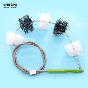 Nouveau Design 23.6 pouces Longueur Flexible Long Manche Printemps Aquarium Air Tube Tuyau D'eau Tuyau De Nettoyage Brosse Grattoir Aquarium - Product Image 1