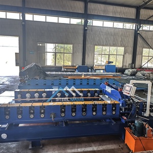 Rouleau de panneau mural en métal en acier galvanisé automatique direct d'usine formant la machine Type de tuile en acier coloré pour le Chili - Product Image 4