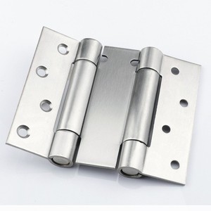 Stainless Steel Spring <b>Hinges</b> 180 Degree Soft Closing Industrial <b>Door</b> <b>Window</b> <b>Hinges</b> With 8 Holes Polished Surface - Product Image 2