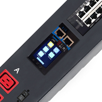 PDU intelligent triphasé avec surveillance, 24 prises C19, sortie totale 63A/100A avec protection par disjoncteur, MQTT, SNMP, OEM