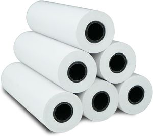 Rotoli di Carta Termica 8.5\" X 220' per <span class=keywords><strong>Fax</strong></span> e Stampanti POS, Confezione da 3, Senza BPA, Alta Contrasto, Monostrato, Marca Litai - Product Image 6