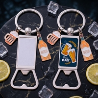 Porte-clés ouvre-bouteille vierges pour sublimation