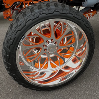 Jantes de camion forgées polies sur mesure SL 28X12 26X10 24X10 26X14 28X16 avec entraxes 8X170 8X180 6X139.7 pour GMC Sierra 2500HD